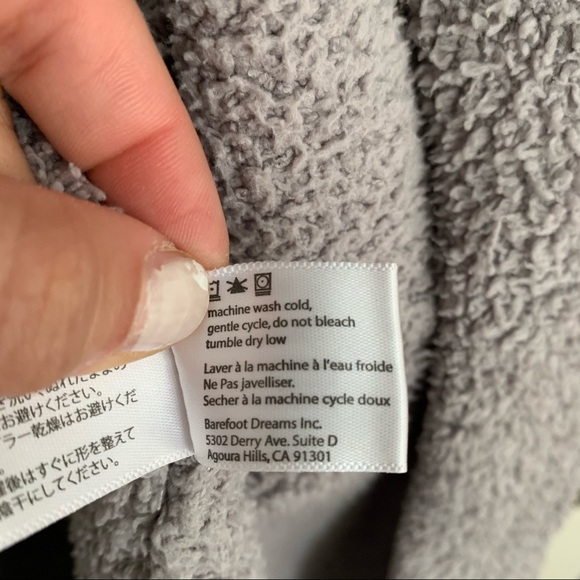 Barefoot Dreams CozyChic Robe Gray Size 1 - Picture 12 of 14